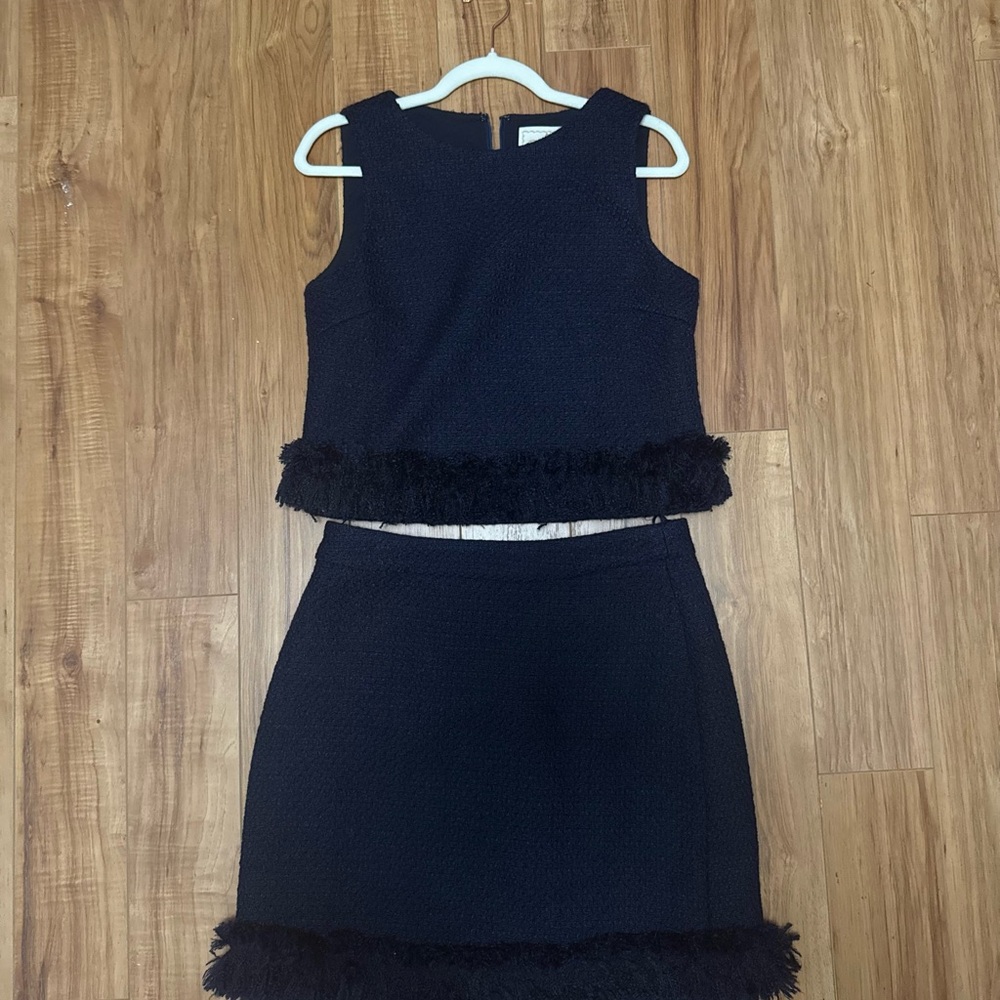 Flora Bea Meadowland Bello Top and Dixie Skirt Set in Navy